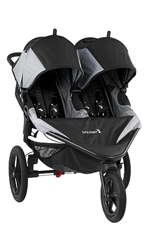 Carrinho de criança duplo jogging Baby Jogger Summit X3 Double para aluguel em Orlando